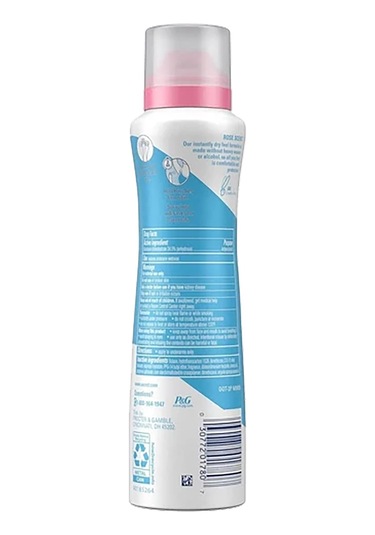 Secret Wild Rose Antiperspirant Kuru Sprey Deodorant 116gr