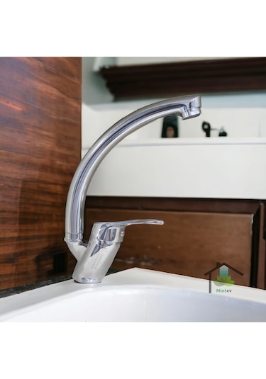 Mintev Krom Mix Lavabo Bataryası Yeni Seri Yerli Üretim Krom
