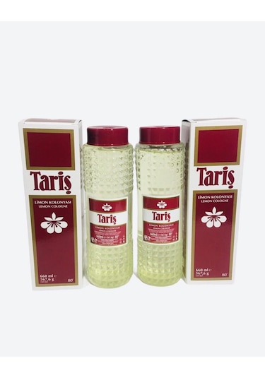 Tariş Limon Kolonyası 80 Derece 660Cc Cam Şişe - 2'Li Set