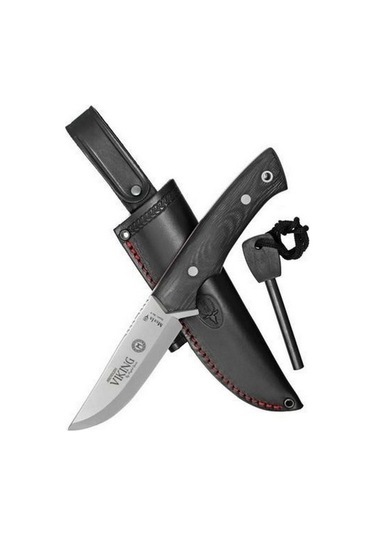 Muela Viking 11cm Ateş Başlatıcılı Micarta Saplı Kamp Bıçak Çok Renkli