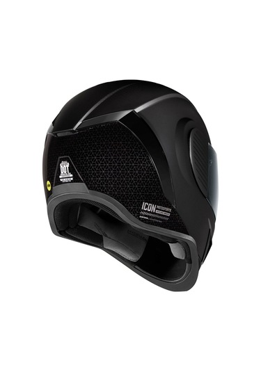 Icon Airform Counterstrike Mıps Kapalı Motosiklet Kaskı Mat Siyah