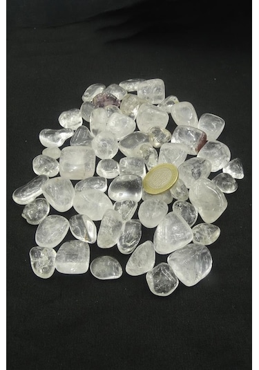 Doğal Kristal Kuvars Tamburlu Parçalar-50 Gram-115K