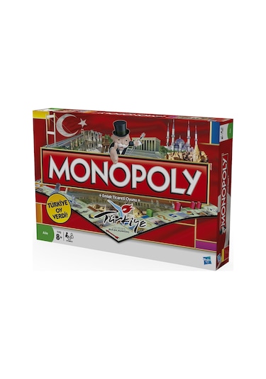 Hasbro Monopoly Emlak Ticareti Türkiye 01610 Kutu Oyunu