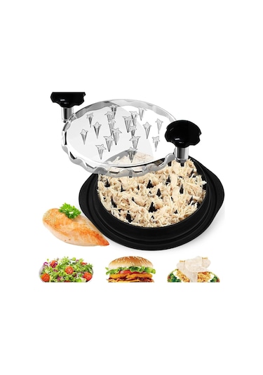 Moveevo Ev Kullanıma Siyah Multifonksiyonel Tavuk Göğsü Işleyici: Shredder, Dilimleyici Ve Yemek Hazırlama Aleti Diğer