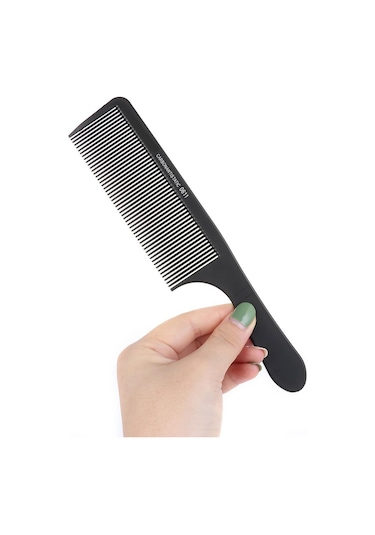 Siyah Anti-statik Tarak Ince Plastik Tarak Berber Profesyonel Saç Kesme Tarağı Erkek Kadın Saç Pürüzsüz Saç Şekillendirme Tarak Yapmak