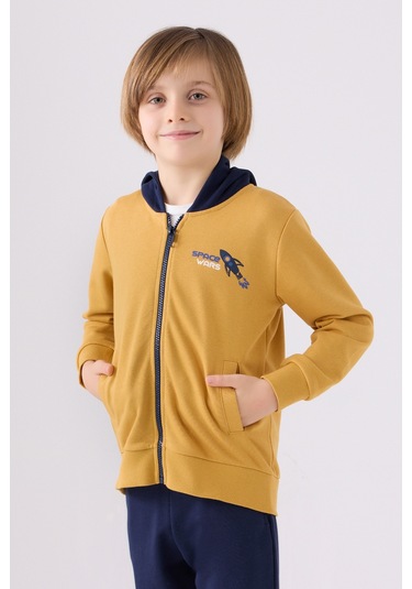 Rolypoly Erkek Çocuk Eşofman Takımı Rp3444 Hardal Hardal