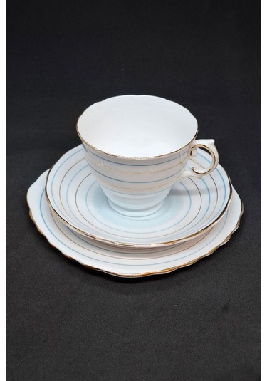 Royal Vale Çizgili Çay Fincanı 3 Parça 210 Ml Çok Renkli