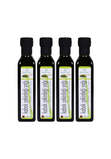 Bayvital Kabak Çekirdeği Yağı 4 x 250 ML