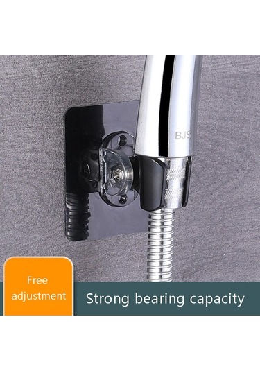 Primepickings Bk 1 Adet 7.2 7.2 Cm Ayarlanabilir Kendinden Yapışkanlı El Emme Matkapsız Duş Başlığı Tutu 2 Katlı Gri