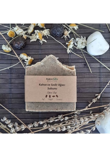 Katre Şifa Kahve ve Sedir Ağacı Yağlı Sabun 110 G