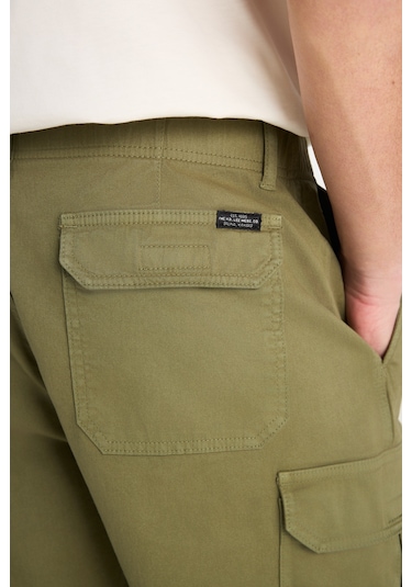 Lee Regular Fit Erkek Cargo Denim Şort L71ja4897g54 Haki