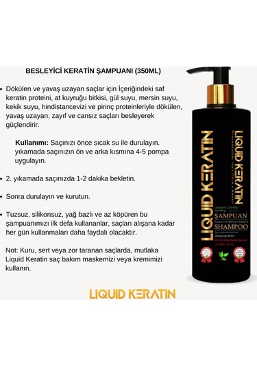 Titanyumlu Saç Gürleştiren Saç Çıkaran Saç Güçlendirici Keratin Bakım Seti