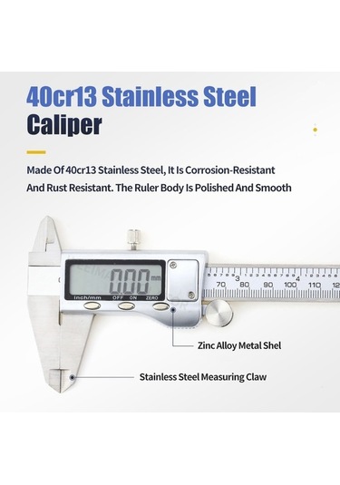 Dancemonkey 0-150mm Lcd Dijital Kumpas, Elektronik Sürmeli Kumpas Diğer