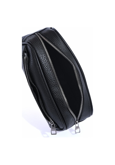 Strong Deri Erkek El Çantası, Erkek Traş Çantası Adm01 Siyah