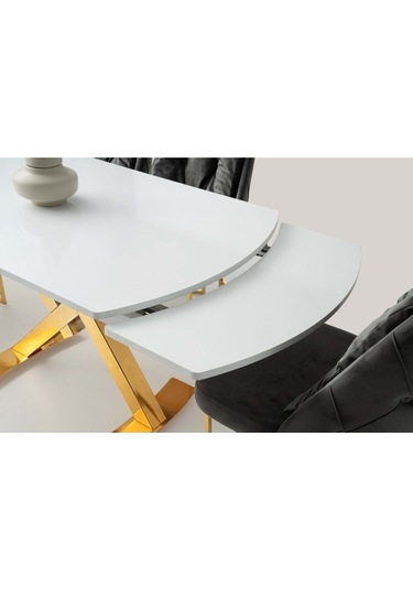 Beyaz / Gold Mobilgen G Still Masa Beyaz - Gold