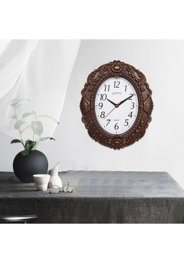 Pazly Suntek Sessiz Saatleri Saati Rengi Duvar Dekoratif Ahşap-rengi Ahşap 14'' & Gw Çok Renkli