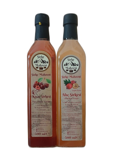 Sirke Mahzeni Alıç + Kiraz Sirkesi 2 x 500 ML
