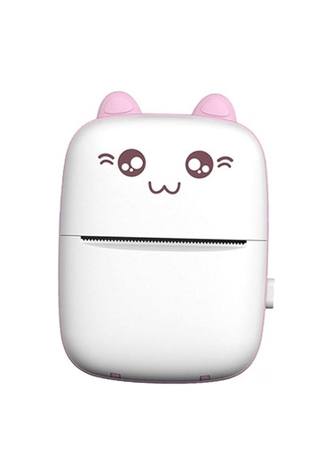 Padalink Pembe Mini Isı Yazıcı - 57mm, Bluetooth, 200dpi, Etiket/liste Yazdırma, 1 Adet Isı Kağıdı, Taşınabilir, Usb
