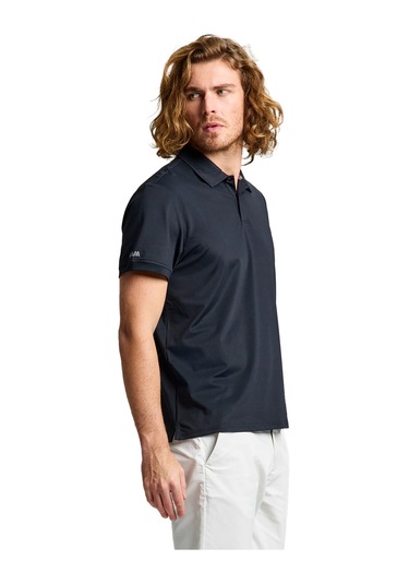 Slam Slam Tech Pique Polo Erkek Siyah Tişört W01 SIYAH