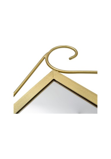 Vitale Ferforje Duvar Aynası Sarı 60 Cm Ak.Fe0001 Altın