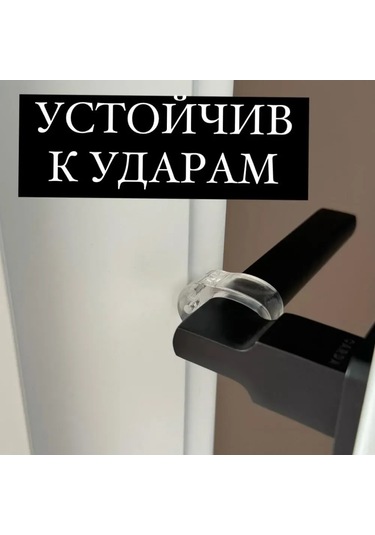 Ximistore9 6 Adet Silikon Kapı Kolu Emici - Duvar Ve Mobilya Koruması, Darbe Emici, Şeffaf, Kol Uygulamalı