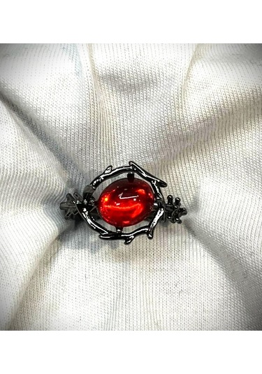 Dükkan Design Ejderha Yumurtası Ayarlanabilir Yüzük Antrasit