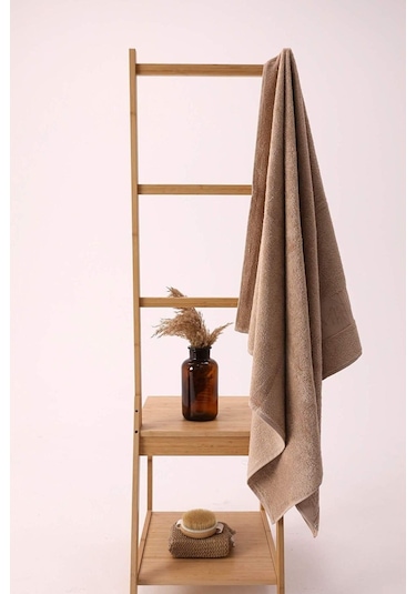 NİVEMESHOME KAHVE BAMBU BANYO HAVLUSU NURPAK