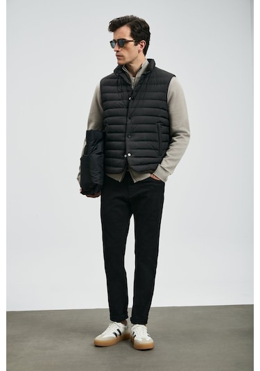 Lufian Anton Smart Erkek Jean Pantolon 112200260 Siyah