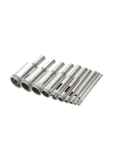 Hallow Delik Testere Elmas Matkap Ucu Seti 10 Adet