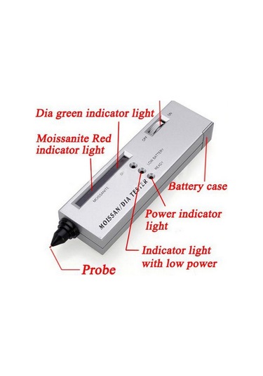 Profesyonel Yüksek Hassasiyetli Elmas Test Cihazı Led Elmas Gösterge Test Kalemi Moissanit Seçici Elmas İzleme Aracı