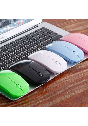 Samdoo 2.4g Kablosuz İnce Taşınabilir 4 Tuşlu 1600dpı Sessiz Mouse - Bilgisayar Ve Laptop İçin Optik