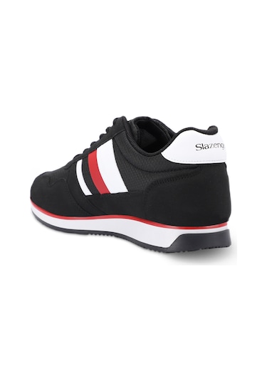 Slazenger ORIGIN I Erkek  Siyah / Kırmızı Günlük Spor Ayakkabısı