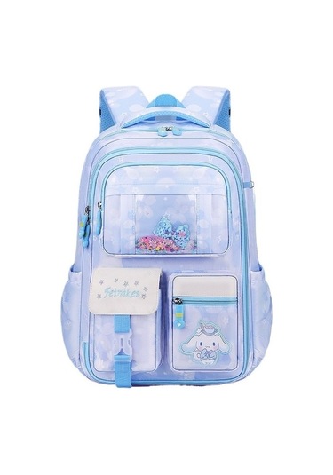 Sevimli Kuromi Desenli İlkokul Kız Öğrencileri İçin Ergonomik Sırt Çantası - Hafif Ve Dayanıklı Okul Çantası Modelleri MAvi