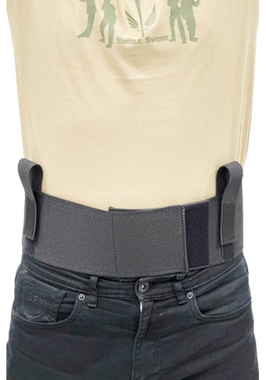 Single Sword Ks-02 Korse Silah Kılıfı Siyah - Haki