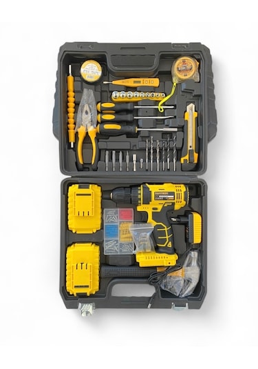 Branzeg BRZ37PM Çift Bataryalı Şarjlı Matkap Full Set 37 Parça