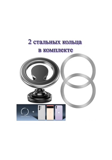 Yifomall Mıknatıslı Araç Telefon Tutucu - 360 Dönebilir, Havalandırma Ve Gösterge Paneline Montaj