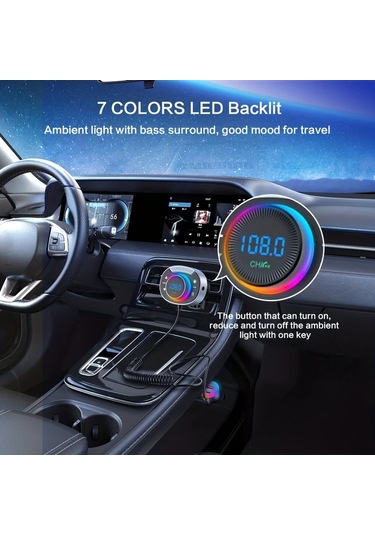 Honeybeeshop Standart Araç Kablosuz 53 Teleskopik Çift Usb Şarj Cihazı Eller Serbest Arama Pd30 Qc30 Desteği