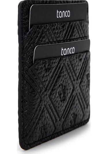 Tamer Tanca Erkek Hakiki Deri Siyah Kartlık 1155 106 Erk Krtlk Sk25-26 Sıyah Fltr Bsk Siyah