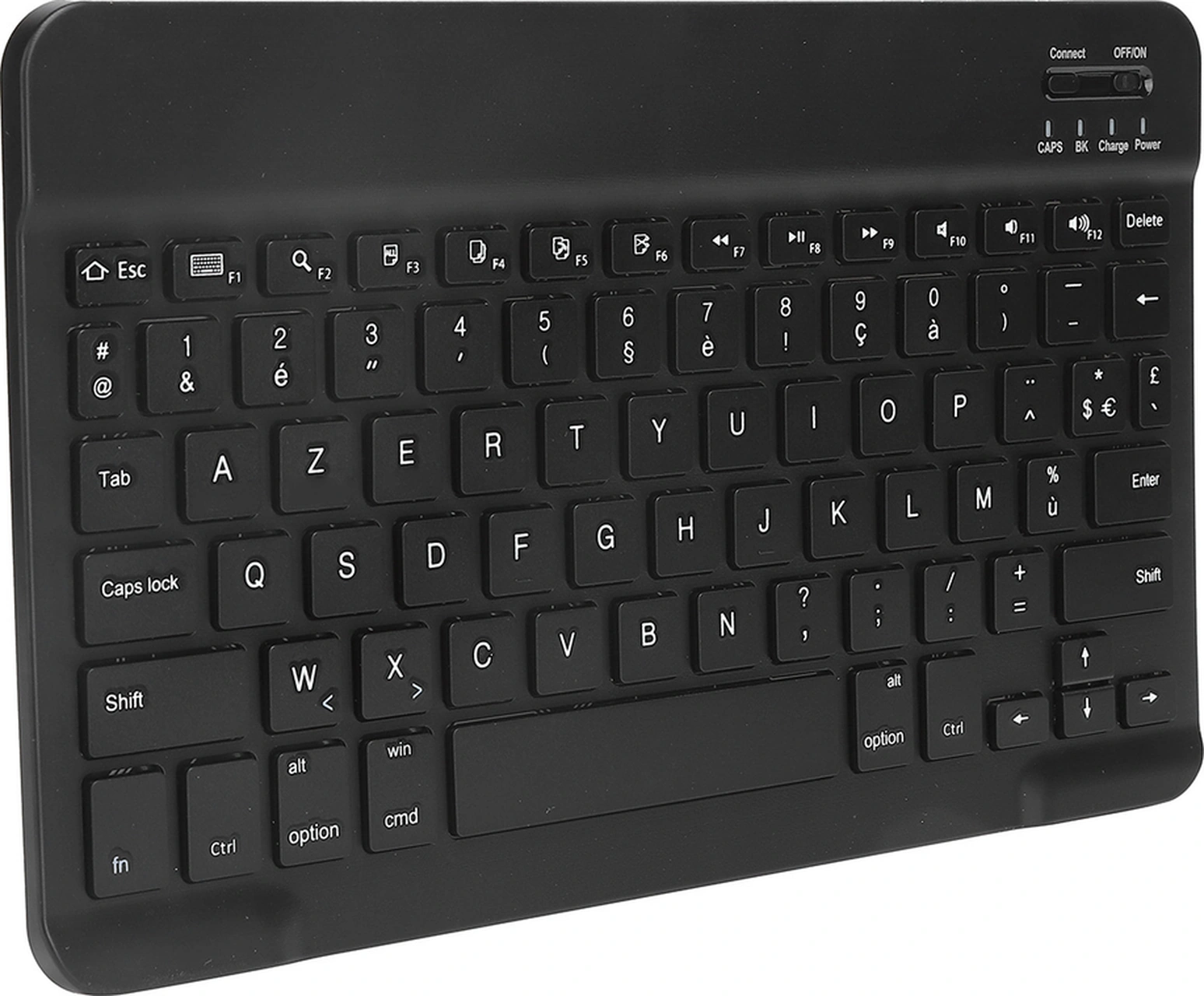 Shineyee Siyah Taşınabilir Mini Kablosuz Bluetooth Klavye - Akıllı Telefon, Tablet, Dizüstü Bilgisayar İçin - Su Geçirmez, Toz Geçirmez - Yerleşik Pil