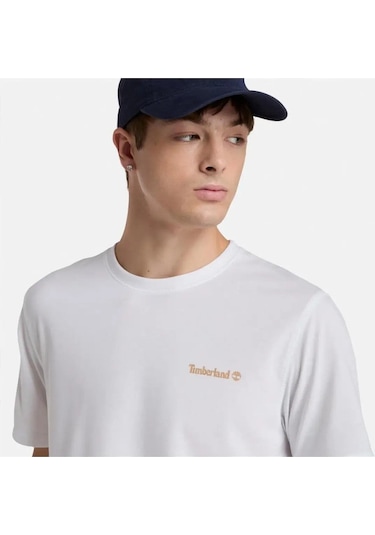 Timberland Quick-dry Short Sleeve Tee Erkek T-shirt-32671 Beyaz