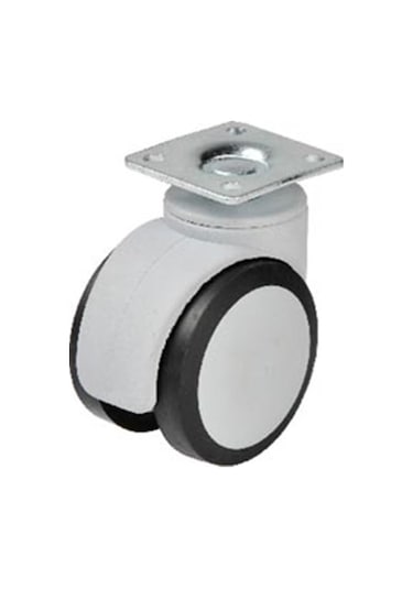 4 Adet Hts Büro Tipi Tablalı Dönerli Mobilya Tekeri Gri Kod : 551