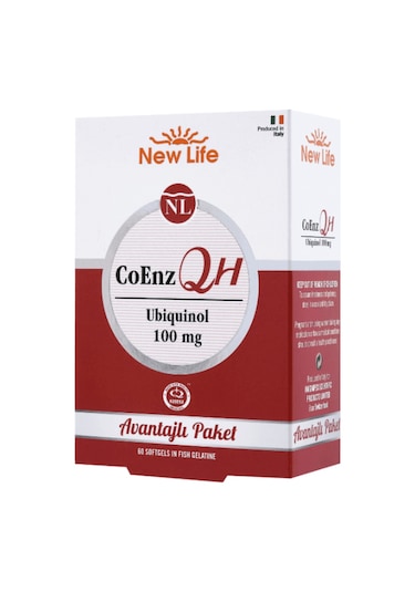 New Life Coenz Qh Ubiquinol 100 Mg 60 Softjel