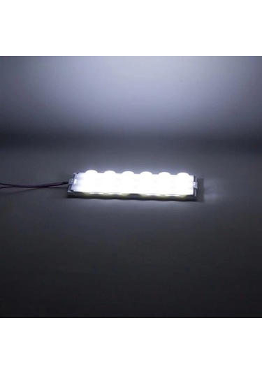 Powermaster 12 Volt 6 Watt Soğuk Beyaz 18 Ledli 2'li Paket Yanıp Sönen Modül Led