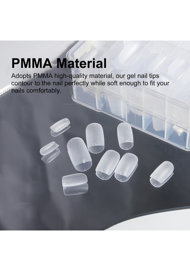 Reedark 420 Adet Mat Yumuşak Takma Tırnak Uçları - 15 Boyut, Tam Kaplama, Kolay Uygulama