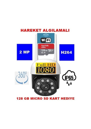 Alpsmart Ats690 2mp 360º Wi-fi Akıllı Dome Kamera Hareket Algılamalı