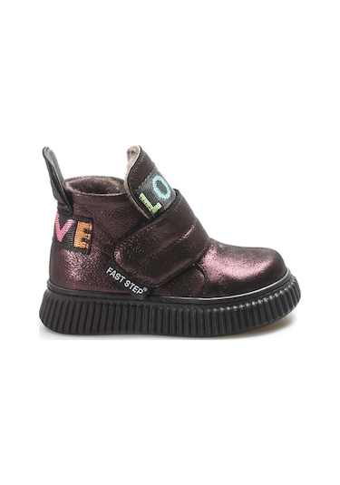 Fast Step Hakiki Deri Kürklü Unisex Çocuk Klasik Bot 769kxa140 Bordo