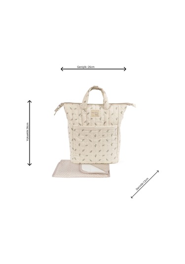 Walking Mum Mimosa Bebek Bakım Sırt Çantası Green Yeşil