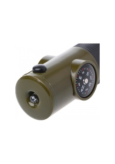 Nikula Çok Fonksiyonlu Askeri Pusula Led Işıklı-Düdük-Termometre