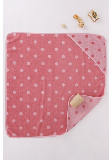 Baveno Pembe Puantiyeli Bebek Kundak 80 x 80