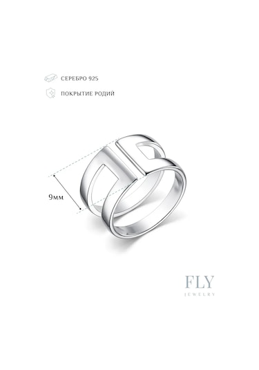 Fly Jewelry 925 Ayar Gümüş Falanks Yüzüğü 172171753 Gri